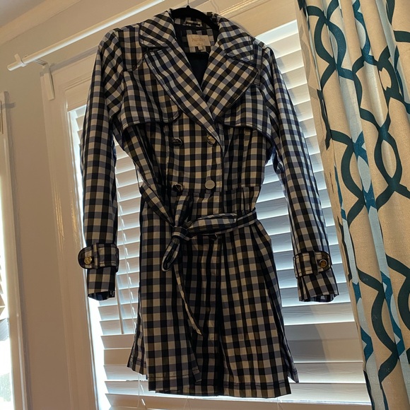 Laundry By Shelli Segal Jackets & Blazers - Adorable Checkered Rain Jacket